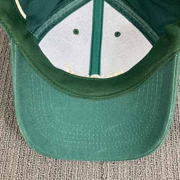 Vintage Fruchey Baseball Hat Mens Adjustable Green Strapback Cap Made in America - Picture 10 of 12